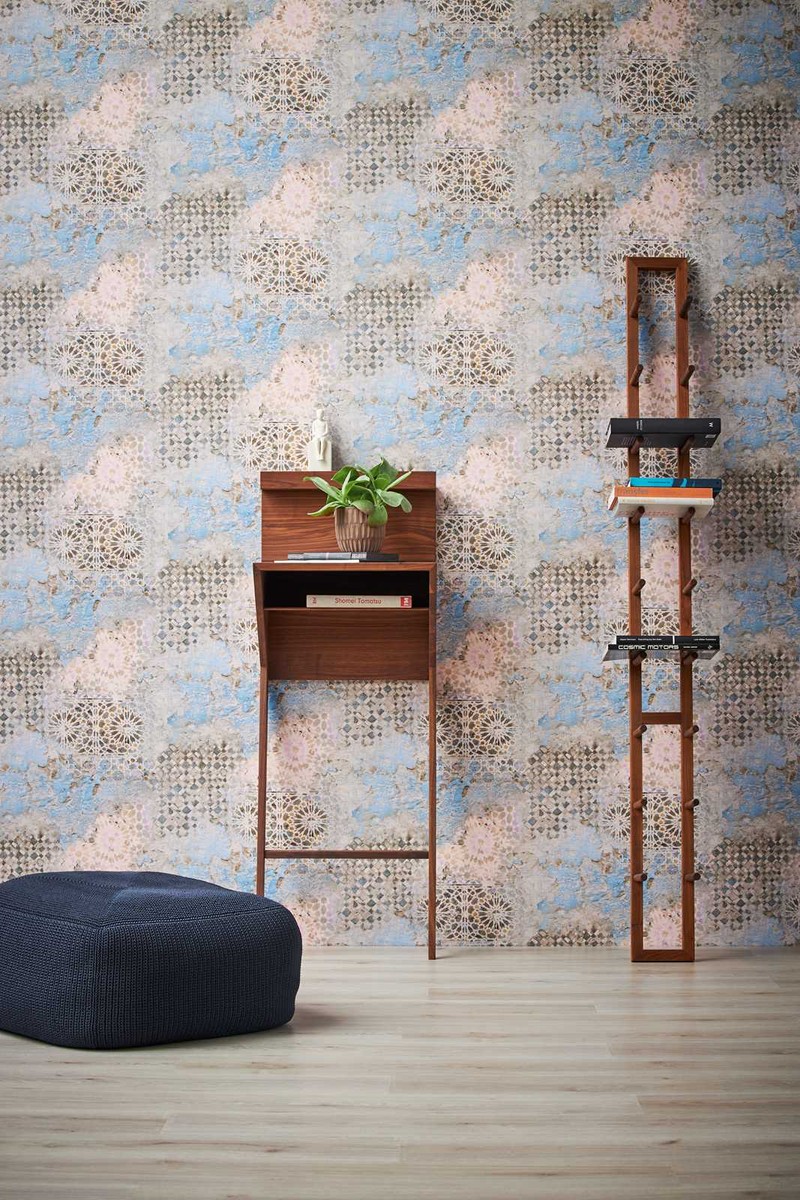 Ταπετσαρια Τοιχου Tiles Διαφορα Χρωματα