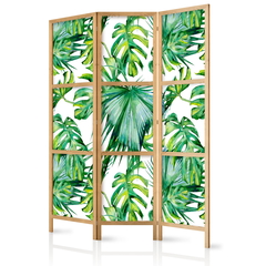 Ιαπωνικο Διαχωριστικο Δωματιου - Monstera And Palm Leaves I 135x172cm