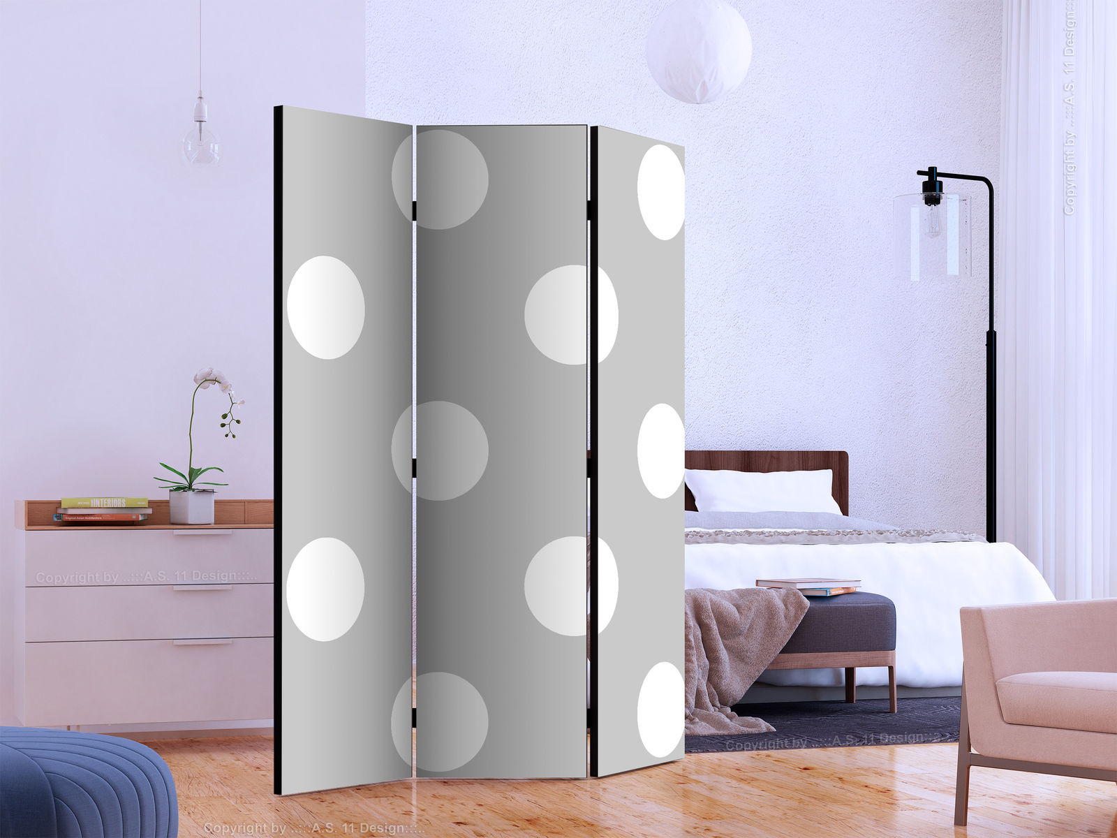 Διαχωριστικο Δωματιου - Charming Dots Μονης Οψης 135x172cm