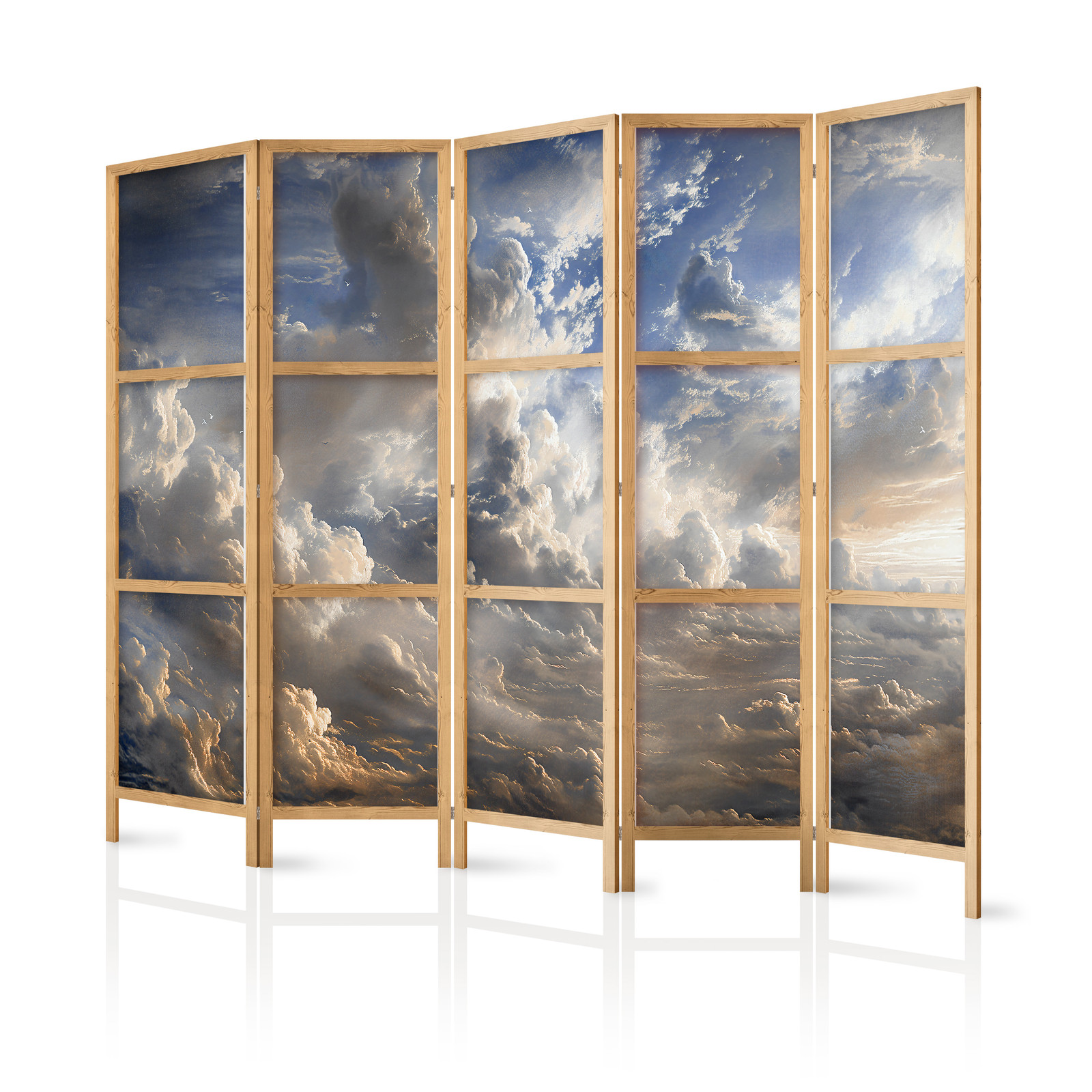 Ιαπωνικο Διαχωριστικο Δωματιου - Golden Reflections On Clouds Foretelling Dusk 225x172cm