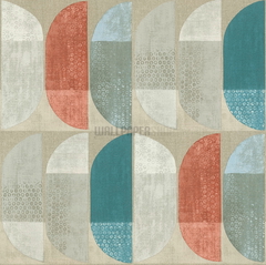 Ταπετσαρια Τοιχου Geonordic Γκρι Μπεζ