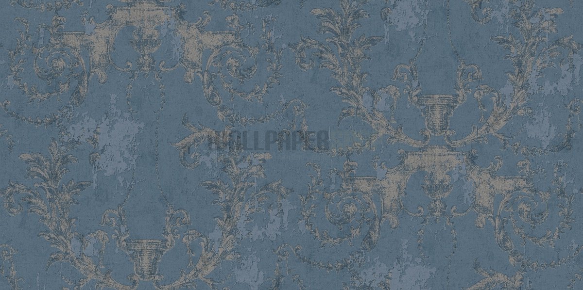 Ταπετσαρια Τοιχου History Of Art Σκουρο Μπλε