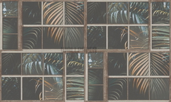 Ταπετσαρια Τοιχου Industrial Καφε