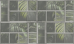 Ταπετσαρια Τοιχου Industrial Πρασινο