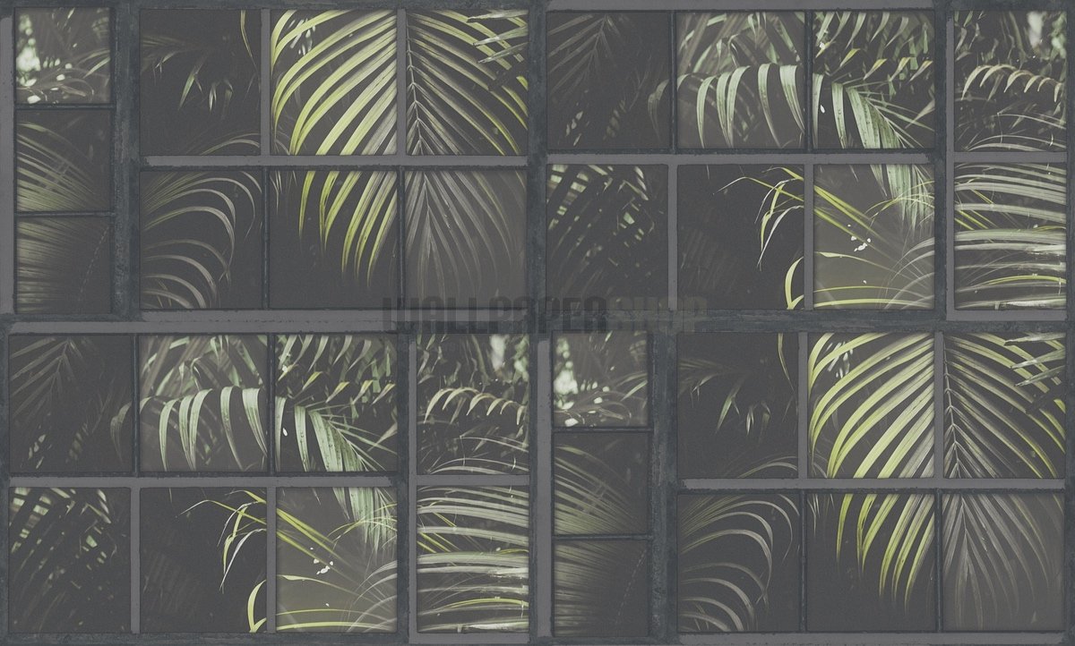 Ταπετσαρια Τοιχου Industrial Ανθρακι