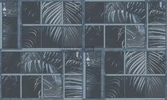 Ταπετσαρια Τοιχου Industrial Σκουρο Μπλε