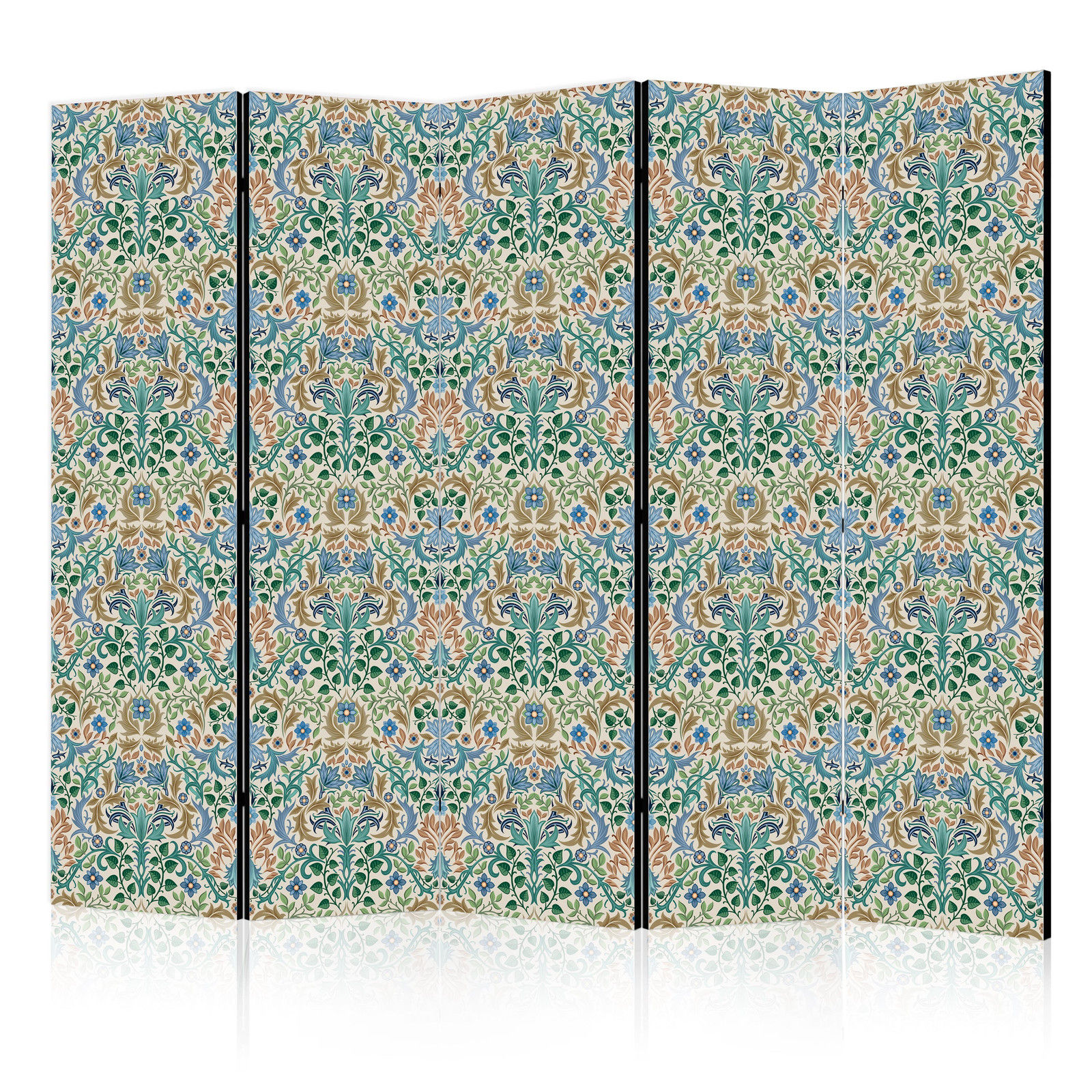 Διαχωριστικο Δωματιου Retro Vintage Intricate And Rich Pattern In Victorian Style Διπλης Οψης 225x172cm