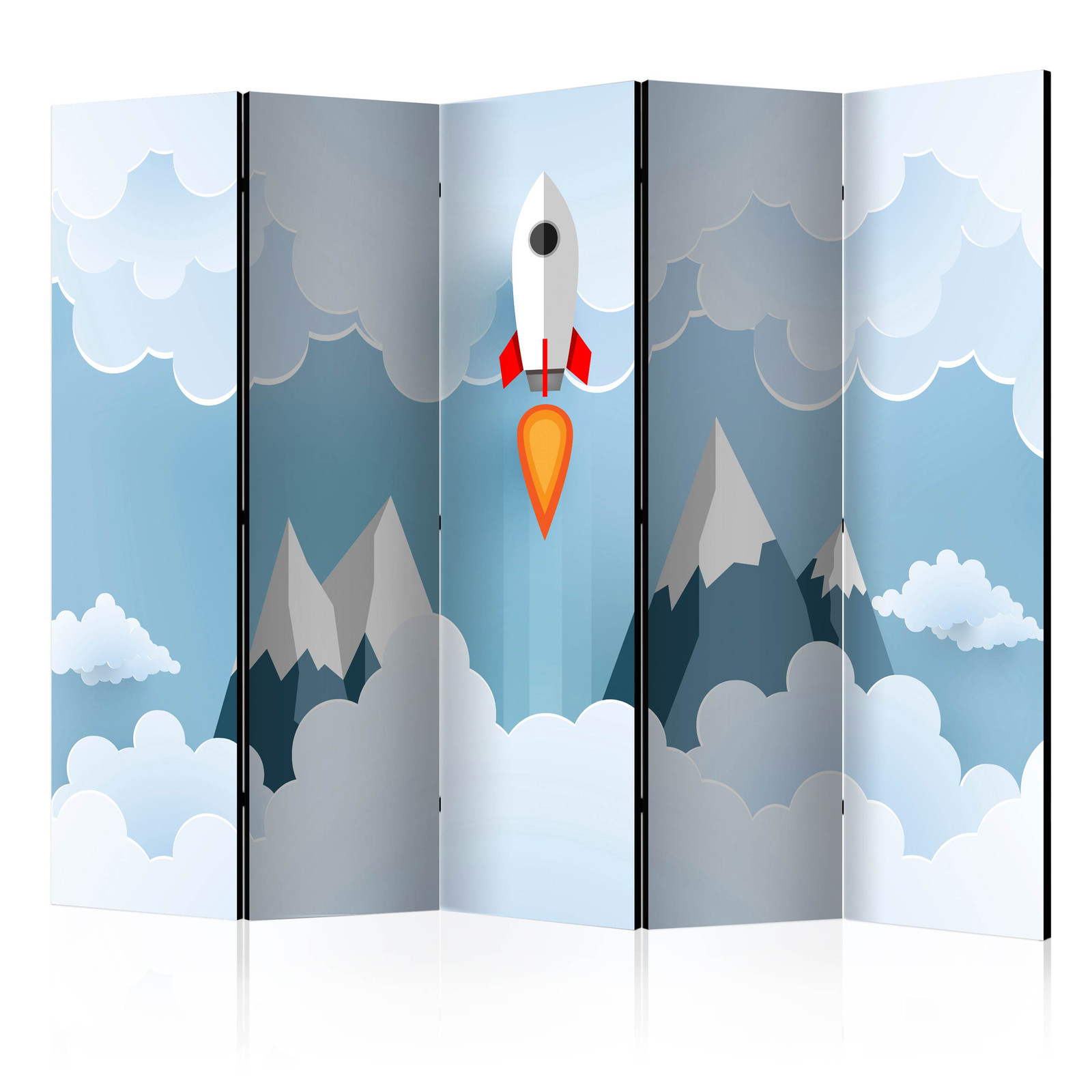 Διαχωριστικο Δωματιου - Rocket In The Clouds Ii Μονης Οψης 225x172cm