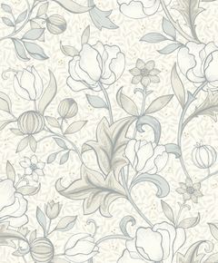 Ταπετσαρια Τοιχου ARTS & CRAFTS Ανοιχτο Μπλε