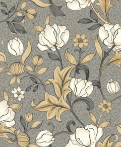 Ταπετσαρια Τοιχου ARTS & CRAFTS Γκρι