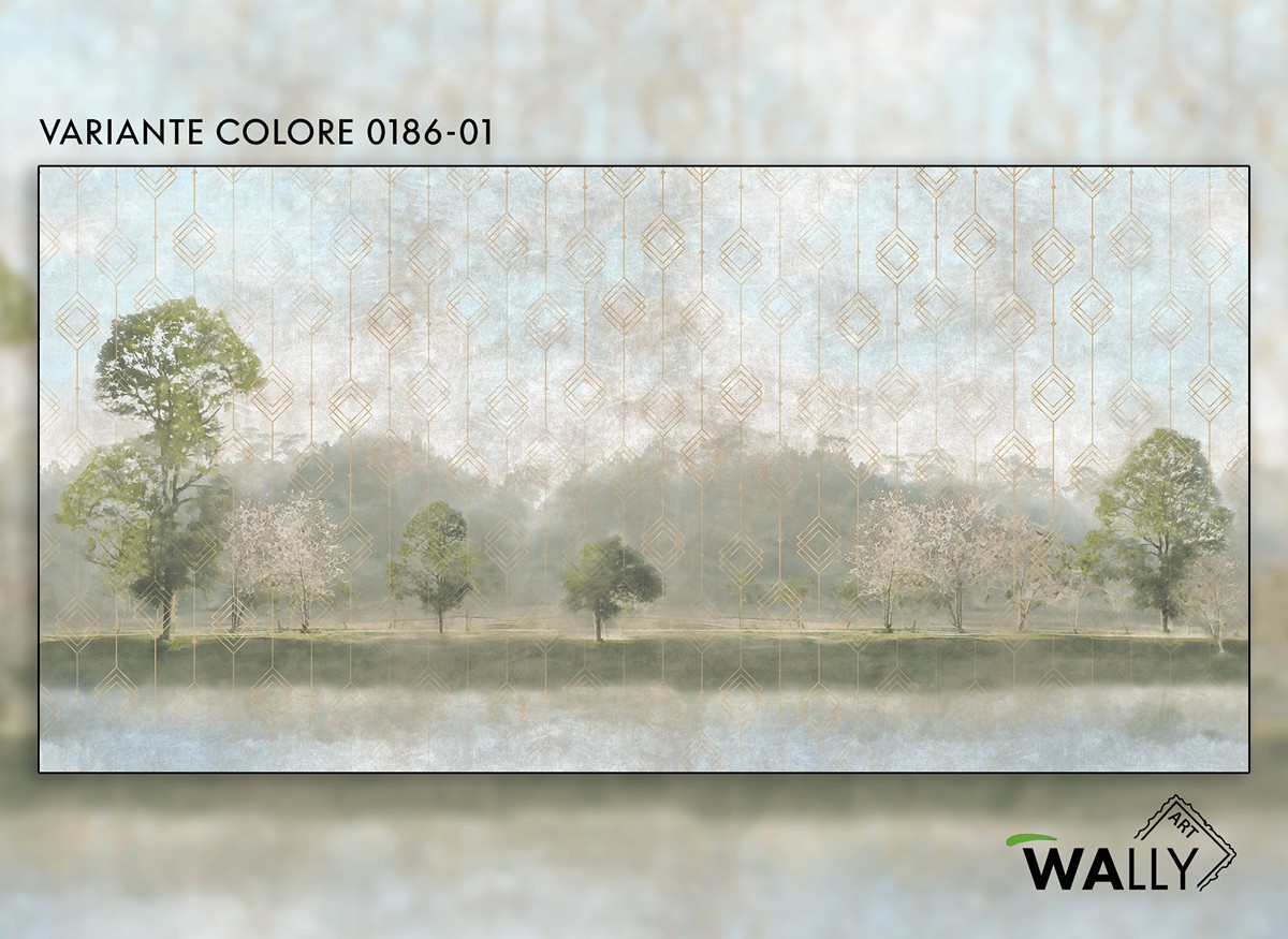 Emily Ταπετσαρια Τοιχου Πρασινο
