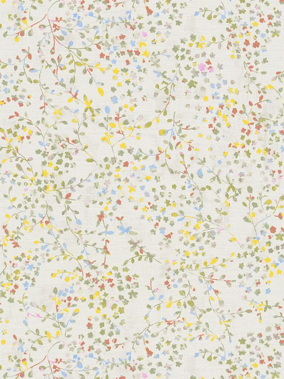 Ταπετσαρια Τοιχου Ανθακι Διαφορα Χρωματα