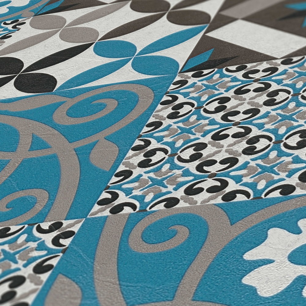 Ταπετσαρια Τοιχου Tiles Διαφορα Χρωματα