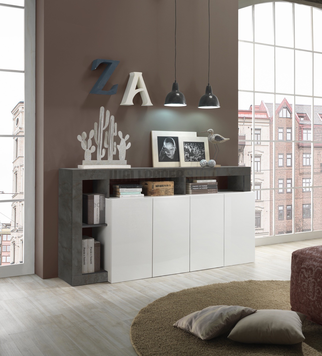 Berlin Μπουφες Ανθρακι