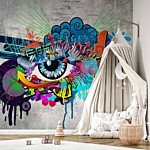 Φωτοταπετσαρια - Graffiti Eye Αδιαβροχη 400x280cm