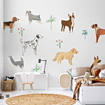 Φωτοταπετσαρια - Doggies - A Subtle Illustration For Children Αδιαβροχη 450x315cm