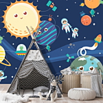 Φωτοταπετσαρια - Happy Planets Αδιαβροχη 150x105cm
