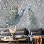 Φωτοταπετσαρια - Peacocks Dancing - Second Variant Αδιαβροχη 100x70cm