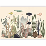 Φωτοταπετσαρια - Underwater World - Fish And Corals In Pastel Colours Αδιαβροχη 350x245cm
