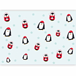 Φωτοταπετσαρια - Brawling Penguins Αδιαβροχη 400x280cm