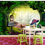 Φωτοταπετσαρια - Owlish Corner Αδιαβροχη 150x105cm