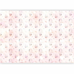 Φωτοταπετσαρια - Solid Pattern With Feathers - Hares In A Basket And In A Balloon For Children Αδιαβροχη 250x175cm