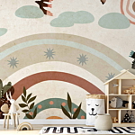 Φωτοταπετσαρια - Rainbow And Birds Αδιαβροχη 250x175cm