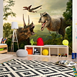 Φωτοταπετσαρια - Dinosaur Square Αδιαβροχη 200x140cm