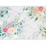 Φωτοταπετσαρια - Flowery Marble Αδιαβροχη 300x210cm