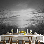Φωτοταπετσαρια - Beach (black And White) Αδιαβροχη 250x175cm