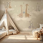 Φωτοταπετσαρια - Giraffes In Love Αδιαβροχη 350x245cm