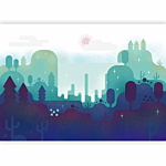 Φωτοταπετσαρια - Fairy-tale Landscape Αδιαβροχη 250x175cm