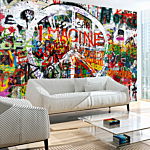 Φωτοταπετσαρια - Hippie Graffiti Αδιαβροχη 350x256cm