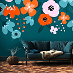 Φωτοταπετσαρια - Colorful Bloom - Third Variant Αδιαβροχη 200x140cm