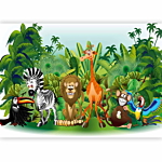 Φωτοταπετσαρια - Jungle Animals Αδιαβροχη 450x315cm