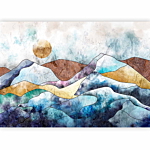 Φωτοταπετσαρια - Stained Glass Landscape Αδιαβροχη 350x245cm