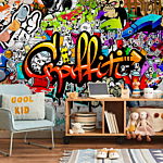 Φωτοταπετσαρια - Colorful Graffiti Αδιαβροχη 350x256cm