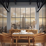 Φωτοταπετσαρια - Clouds Over New York City Αδιαβροχη 200x140cm