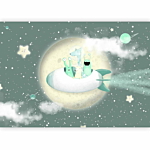 Φωτοταπετσαρια - Space Adventure - Third Variant Αδιαβροχη 100x70cm