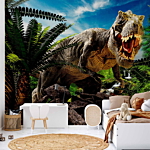 Φωτοταπετσαρια - Angry Tyrannosaur Αδιαβροχη 150x105cm