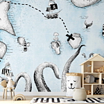 Φωτοταπετσαρια - Treasure Map Αδιαβροχη 100x70cm