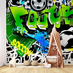 Φωτοταπετσαρια - Football Graffiti Αδιαβροχη 350x245cm