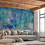 Φωτοταπετσαρια - Peacock Feathers Αδιαβροχη 150x105cm