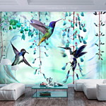 Φωτοταπετσαρια - Flying Hummingbirds (green) Αδιαβροχη 450x315cm