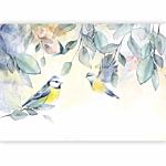 Φωτοταπετσαρια - Colorful Titmouse Αδιαβροχη 200x140cm