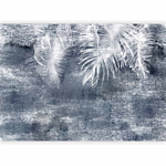 Φωτοταπετσαρια - Abstraction With Nature - Exotic Leaves On A Blue Background With Pattern Αδιαβροχη 400x280cm