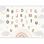 Φωτοταπετσαρια - Letters In Soft Colours Αδιαβροχη 450x315cm