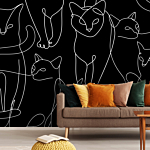 Φωτοταπετσαρια - Cat Habits - First Variant Αδιαβροχη 350x245cm