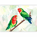 Φωτοταπετσαρια - Lovebirds Αδιαβροχη 200x140cm