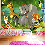 Φωτοταπετσαρια - Colourful Safari Αδιαβροχη 350x245cm